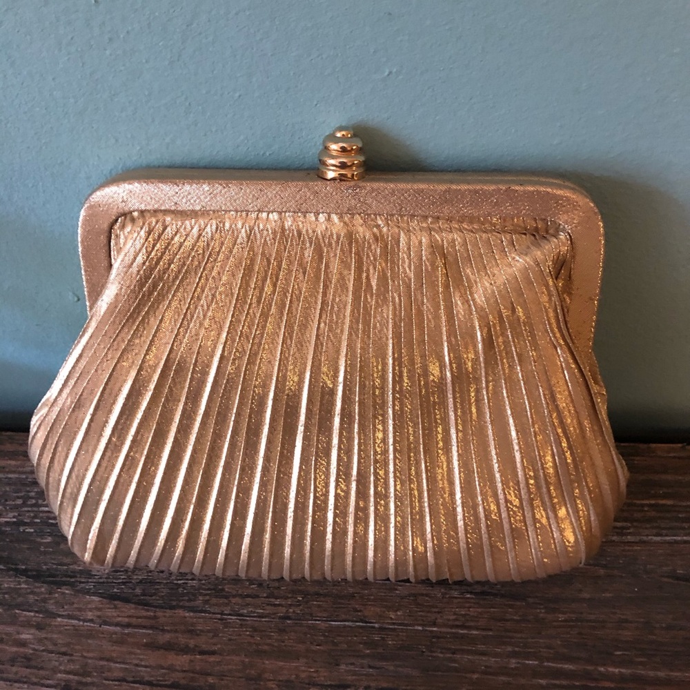 Vintage Gold Clutch Purse